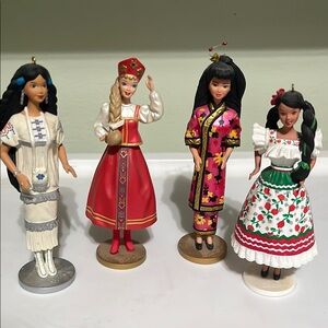 Barbie cultural ornaments